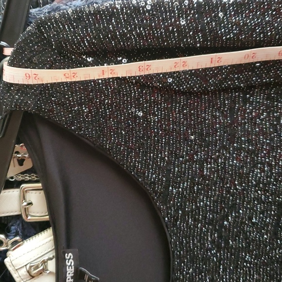 Express Yourself Sequence Cocktail Party Dress, Size M - Picture 16 of 17